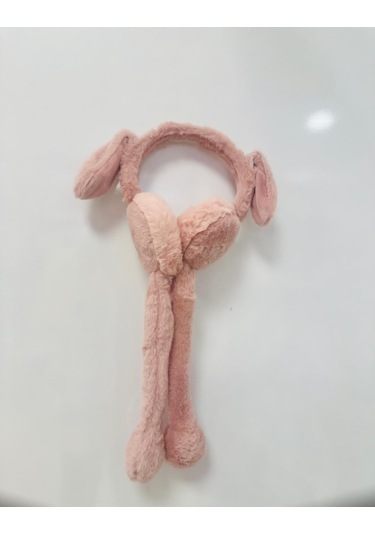 Gala Hareketli Sesli Çocuk Tavşan Kulaklık Pudra