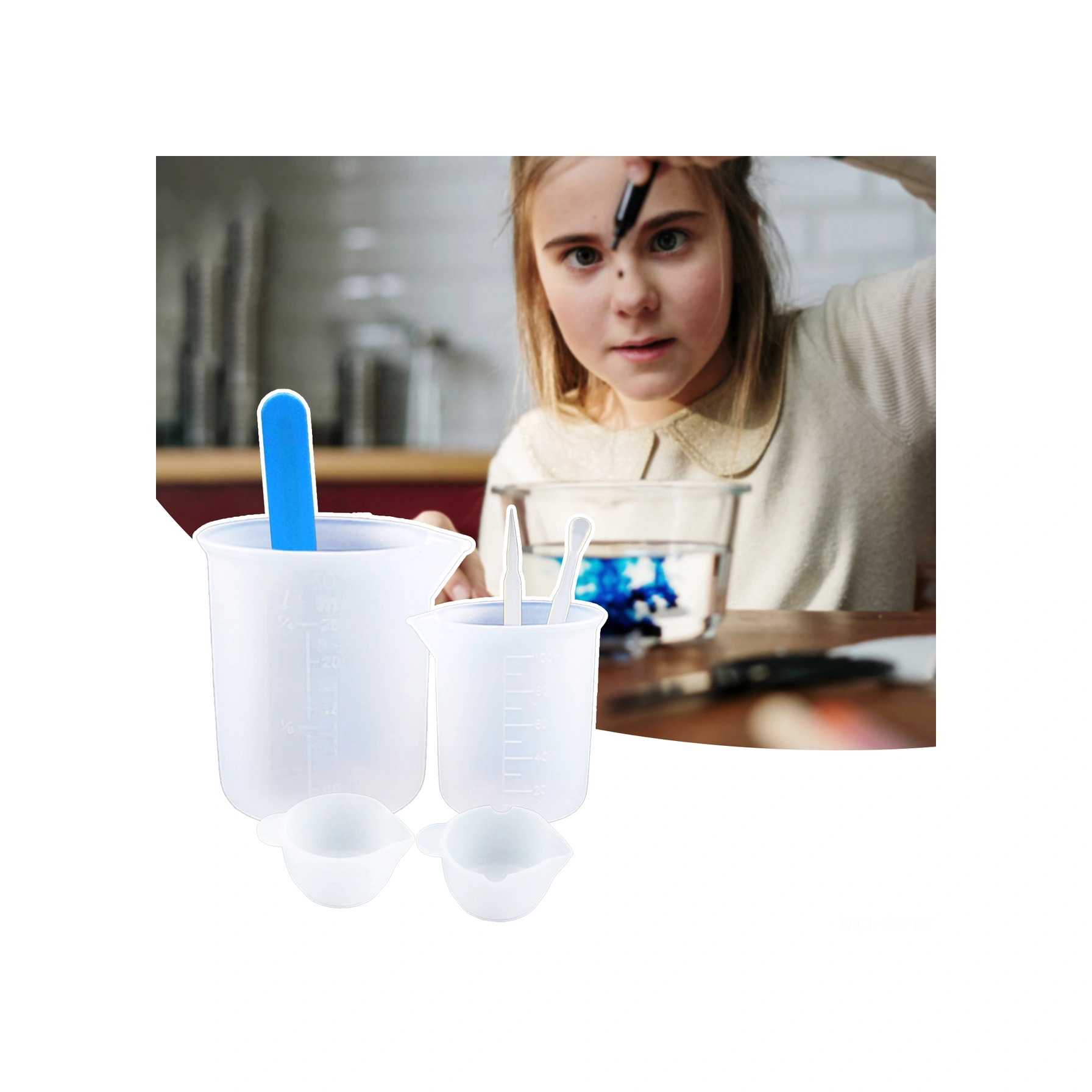 Yunboo Silikon Reçine Ölçüm Kiti 6 Parça - Yüksek Sıcaklık Dayanıklı, Anti Kayma, Kolay Temizleme - Ev Ve El İşleri İçin Diğer