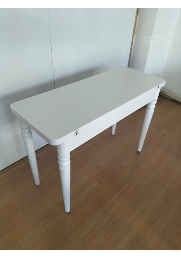 110 X 45 Katlanır Beyaz Masa