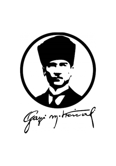 Gazi Mustafa Kemal Atatürk Araba Sticker Yapıştırma