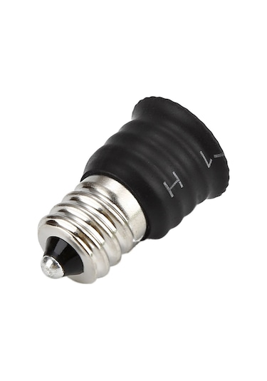 E12'den E14 Soketine Işık Lambası Adaptörü Dönüştürücü Tutucu L-ed Ampul Adaptörü