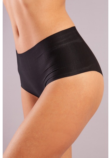 Golshan Girdle İnvisible Slip, İz Yapmayan Görünmez Lazer Kesim Siyah Külot Çok Renkli