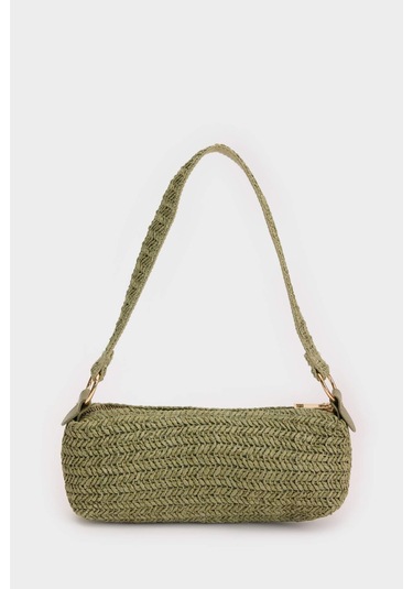 DeFacto Kadın Hasır El Çantası B9034AXNSGN2 Yeşil