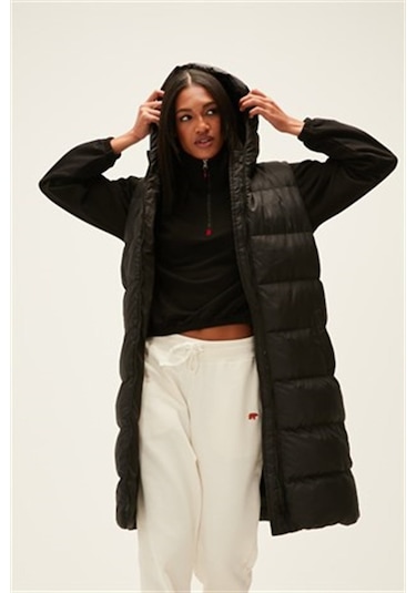 Bad Bear Wayfarer Vest Siyah Kadın Puffer Yelek-siyah Siyah