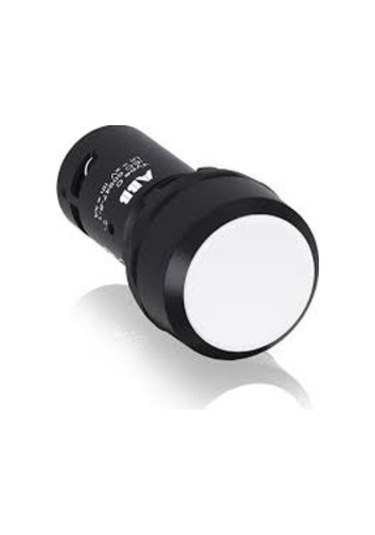 Abb Cp1-10w-10 ,kontak-1a Beyaz Yaylı M22 Buton