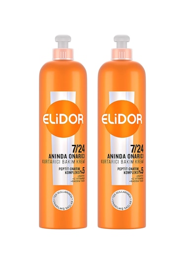 7/24 Kurtarıcı Saç Bakım Kremi Anında Onarıcı 240 Ml X2