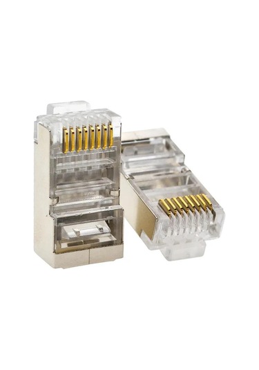 Primex Px-cat660 Metal Cat6 Jak, Rj45 Metal Konnektör, Cat6 Plug Metal 100 Lü Paket