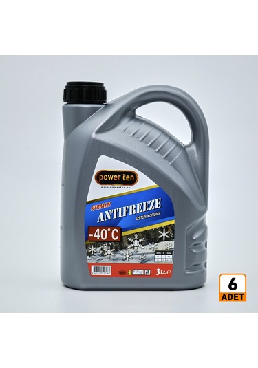 Powerten Kırmızı Antifriz -40 3 Litre