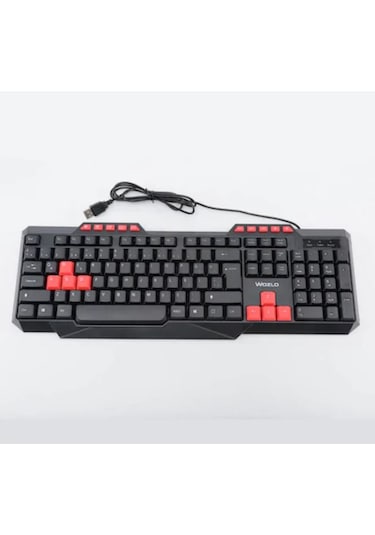 Wozlo WZ-502M Oyuncu Klavyesi Usb Kablolu Multimedya Q Klavye