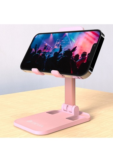 Cbtx Devıa Telefon Standı Ayarlanabilir Katlanabilir Masaüstü Telefon Tutucu Tabletler Cradle Dock - Siyah