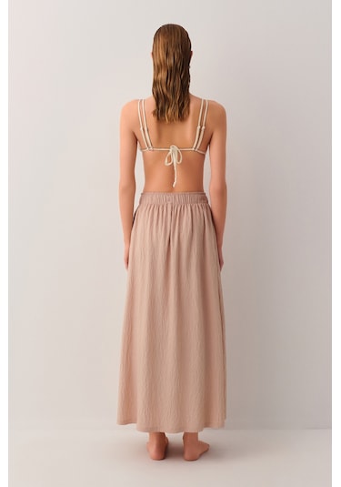 Suwen Harper Plaj Eteği Sba25650010 Bej