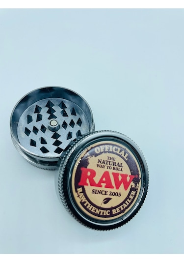Raw Metal 2parça Tutun Öğütücü Grinder 50 MM