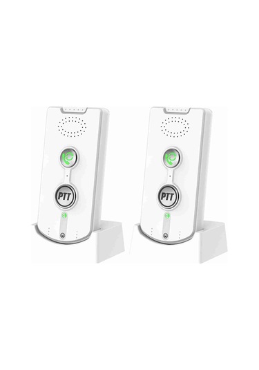 2 Adet Interkomlar Kablosuz Ev Sesli Çift Yönlü Arayan Beyaz