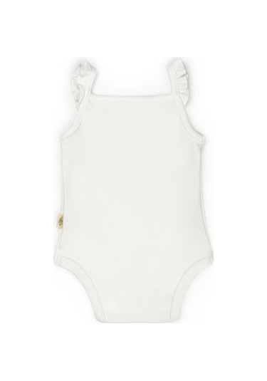 Bebek 2li Askılı Zıbın Body %100 Organik Pamuk - Bebek Ve Yenidoğan Serisi-csy8136 Powder