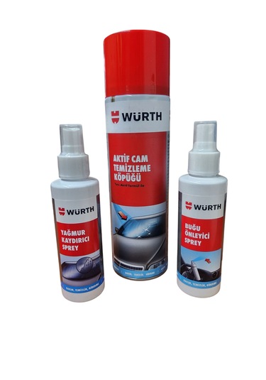 Yiğitay Würth Kışlık Oto Cam Temizlik Bakım Seti-3 Ürün