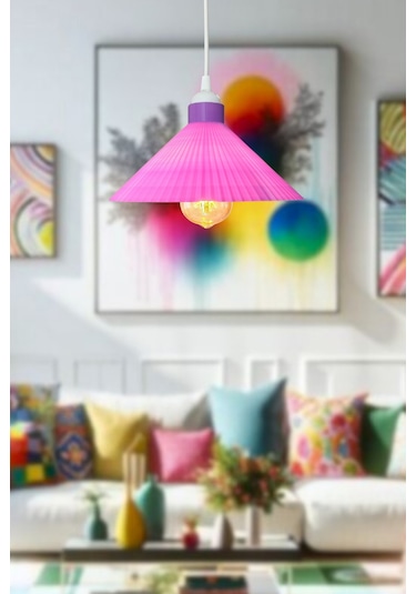 Salon Avize,mutfak Avize,14 Farklı Renk Yatak Odası Avize,pinterest Avize, Bohem Avize E27 Duy Mor