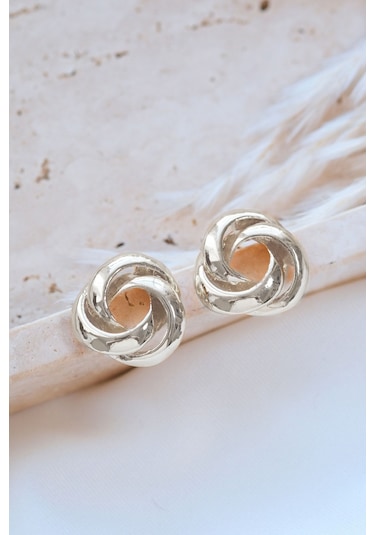 Aurrari Silver Loop Küpe Çok Renkli