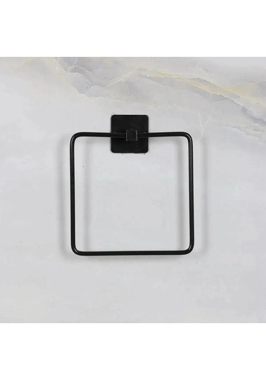 Kendiliğinden Yapışkanlı Siyah Paslanmaz Metal Kare Havluluk 536 Çok Renkli