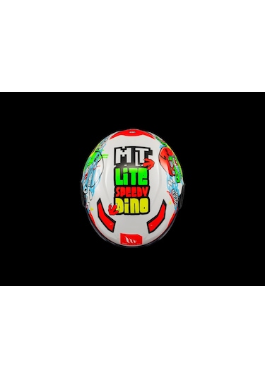Mt Helmets Mt Çocuk Lıte Dino A0 Motosiklet Kaskı Beyaz