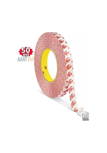 3m 9088 Çift Taraflı Bant 10mmx50m Şeffaf Yüksek Performans Bant 3M Gpt-20