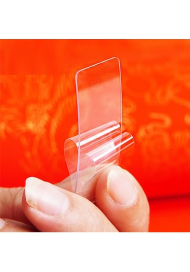 Çift Taraflı Şeffaf Bant Şeffaf Bant 60 Parça Kutulu 1cm x 4.5cm
