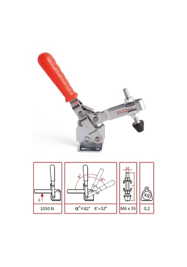 1202 Ua Dikey Pozisyon Yatay Taban Klemp 1102Y