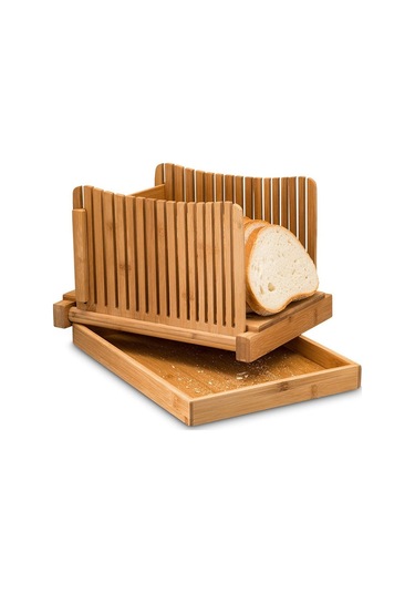 31.7x23.7x19cm Bamboo Household And Commercial Multi-function Bread Cutting Plate Sliced Cutting Board Bread Slices Bread Plate, Size:bamboo Bread Cutting Diğer