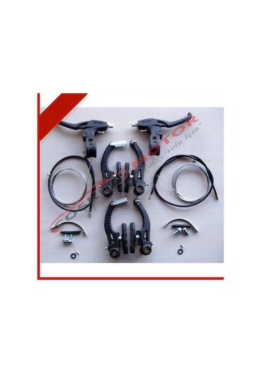 Arbike Bisiklet Mtb Fren Takımı V Brake Full Fren Kolları Dahil