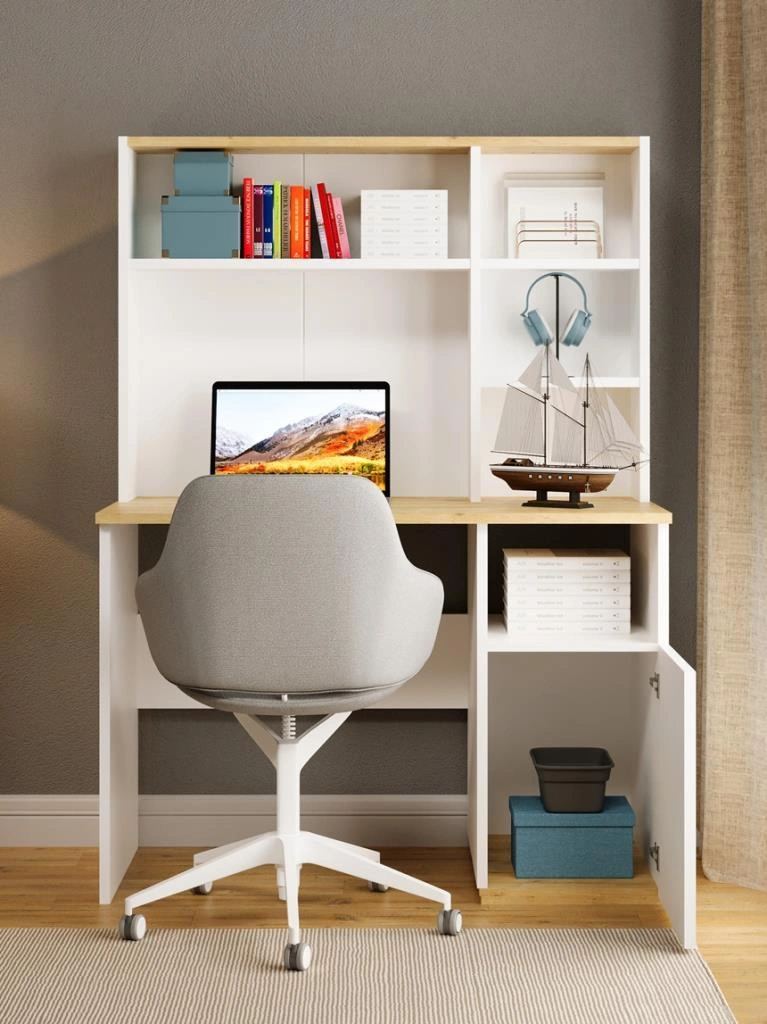 Kuzeylife Legno Çalışma Masası Beyaz