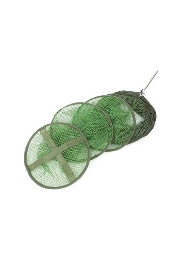 Novahub Katlanabilir Balık Kafesi - Dayanıklı Naylon Ağ İle Geniş Kapasiteli Ve Taşınabilir