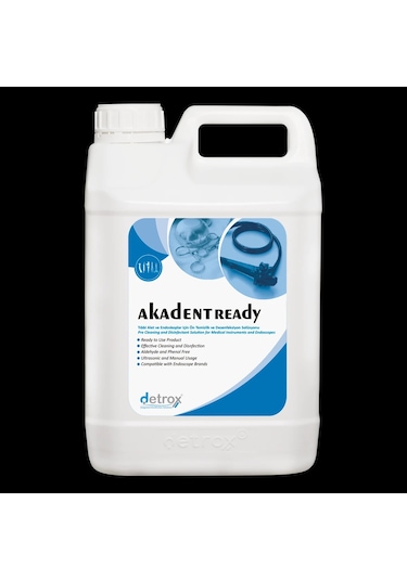 Akadent Ready Tıbbi Alet Ve Endoskoplar İçin Ön Temizlik Ve Dezen