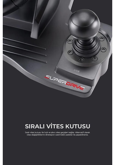 Subsonic Gs-550 Ps3/ps4/pc/xboxone/xbox360 Direksiyon Seti