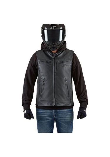 Alpinestars Tech-air 3 V2 Deri System Airbag Yelek Siyah