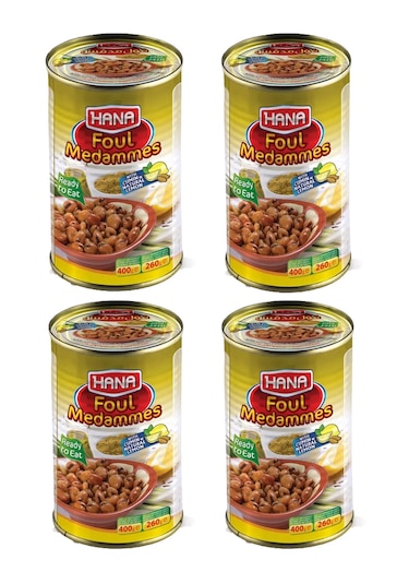 Hana Kimyon Ve Doğal Limonlu Bakla Konservesi 400gr X4adet