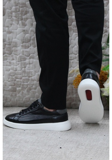 Pierre Cardin 63574 Siyah Ürün İç Ve Dış Hakiki Deri Erkek Ayakkabı Siyah