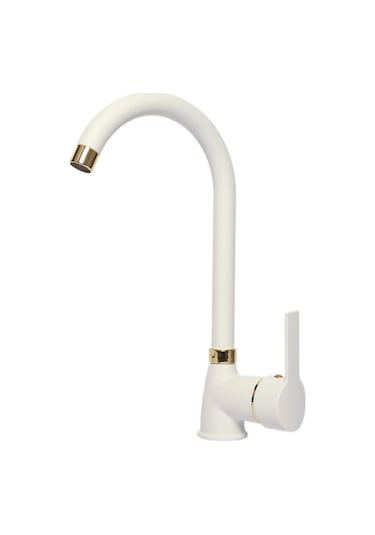 Faumix Ema. Beyaz Altın Mutfak Eviye Bataryası