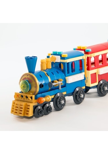 Tren Yapım Seti 369 Parça Eğitici Ve Detaylı Blok İnşa Oyuncağı