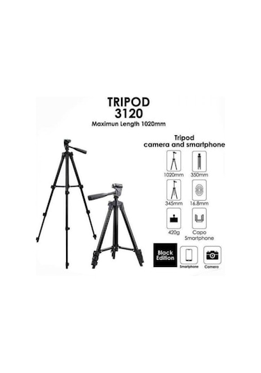102Cm Profesyonel Tripod 3120A Yeni Model