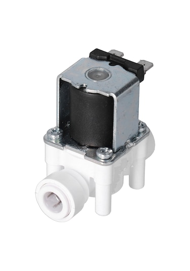 Aubyhe 3/8 İnç Hızlı Bağlantılı Plastik Elektrikli Solenoid Valfi, Dc12v, Normal Kapalı, Su Akışı Kontrolü, 0.02-0.8 Mpa