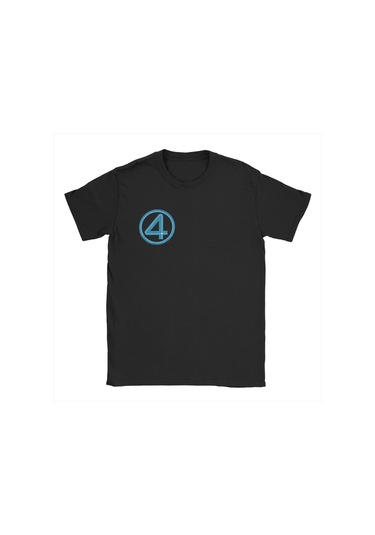 Mınıso Fantastik Dört Çizgi Roman Erkek Kısa Kollu Pamuklu T-shirtroyal Blue Royal Blue