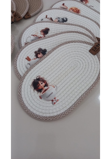 Kahve Finsanı Sunum Altlığı Ekru