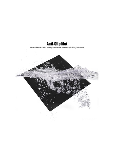 Kangvka Ev Fırını Koruyucu Mat: Silikon Isı Yalıtımlı, 250 C Dayanıklı, 25x25cm Siyah, Kaymazlı, Temizliği Kolay