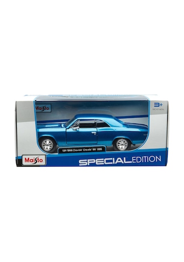 Maisto 1/24 1966 Model Chevrolet Chevelle Ss 396 Mavi