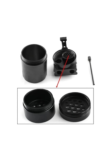 Besthome1 Kırmızı Alüminyum Yağ Yakalama Kiti Baffle Ve Filtreli Universal Motor Performans