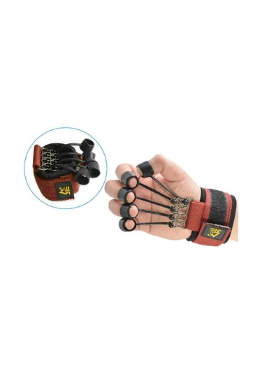 Monyee El Ve Parmak Rehabilitasyon Egzersiz Cihazı - Geri Dönüşüm Ve Güç Geliştirici, 60 Lbs Kırmızı