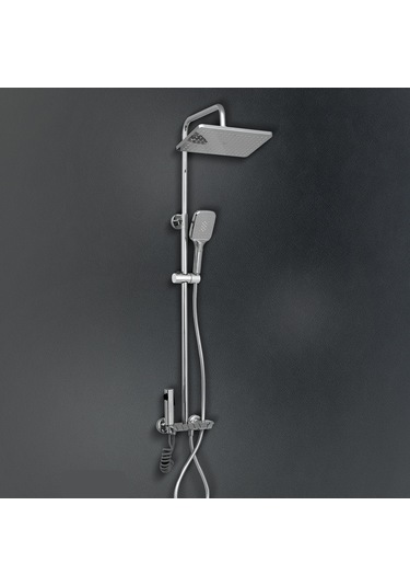 Latte Piano Kumandalı Bataryalı Duş Seti Krom Lp.212.cr
