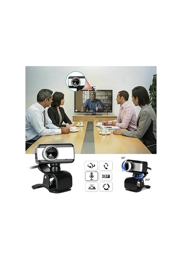 Xindoker Usb Webcam 480p Manuel Odaklanabilir - Dış Mikrofonlu, Sürücü Gerektirmeyen, Masaüstü/dizüstü Bilgisayarlar İçin Plug & Play Kamera