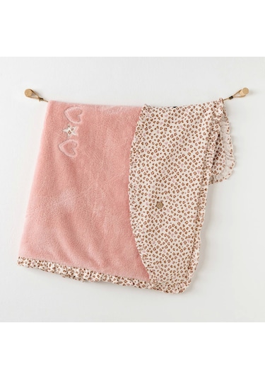 Andywawa Ac26241 Little Leopard Battaniye 90x85 Pink Pembe