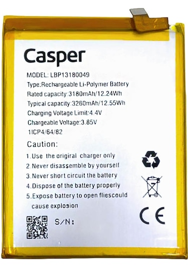 Casper Vıa G3 Batarya 3260 Mah