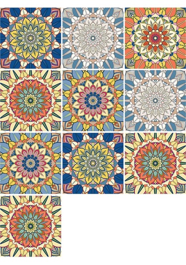 Mufunye Renkli Duvar Sticker'ları: Kolay Uygulama, Zarif Dekor 44 Farklı Desen Seçeneği İle Evinizi Yenileyin. Diğer